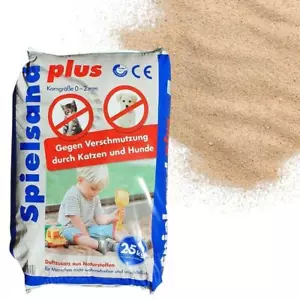 Spielsand Plus 25 Kg TÜV Nord Spielkasten Sand für Sandkasten Kinderspielsand - Bild 1 von 6