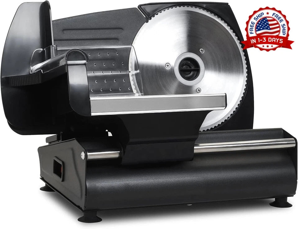 Rebanadora elétrica para iambres com rebanadas ajustáveis - Imagem 1 de 4