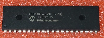 2x Microchip PIC18F4620-I/P 64KB Flash 3.9kB SRAM, 1kB EEPROM, 36 I/O, I2C DIP40 - Image 1 of 4