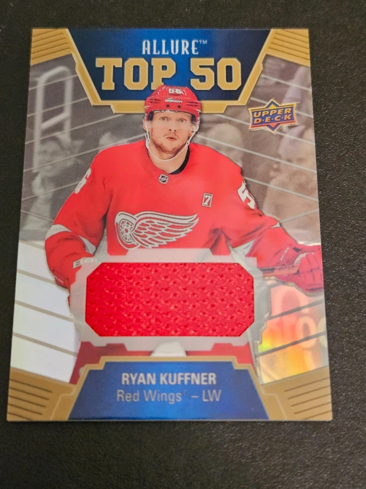 2019-20 Upper Deck UD Allure RYAN KUFFNER T50-3 Top 50 Jersey - Image 1 of 1
