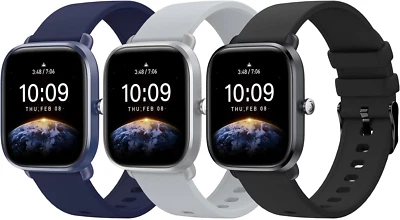 3Pz Cinturino 20Mm per Amazfit GTS 2 Mini/4 Mini Cinturino Sportivo Morbido - Immagine 1 di 4