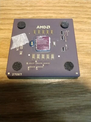 AMD Mobile Duron 800 800 Mhz/64KB/200MHz DHG0800AVS1B Base/Socket A 462 CPU 32B - Image 1 of 3