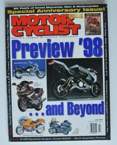 MOTOR CYCLIST July 1997 Special Anniversary Issue Kawasaki ZX-12 H-Zwei - Photo 1 sur 2