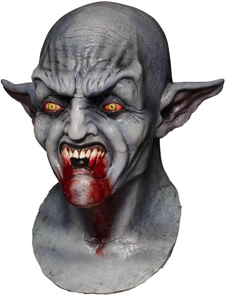 Nosferatu Bat Monster Ghoulish DELUXE ADULT LATEX BLOODTHIRST VAMPIRE MASK - Image 1 of 1