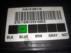 2003 Chevrolet Avalanche 1500 BCM 15198116 - Picture 1 of 2