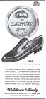 1955 Whitehouse & Hardy The Lancia Grand Prix Alligator Shoes Original Print Ad