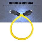 3Prong Plug 12AWG 125V Double Male Extension Cord Generator Adapter For-Transfer