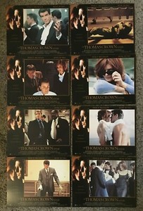 Thomas Crown Affair lobby cards set - 11" x 14" - Pierce Brosnan, Rene Russo