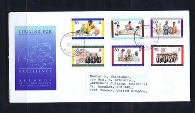 Bermuda 1997 Education - First Day Cover - Used - Addressed - Image 1 of 2
