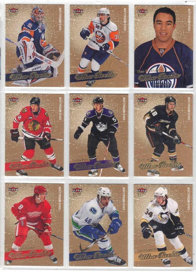 JUSTIN ABDELKADER DETROIT RED WINGS 2008-09 FLEER ULTRA ROOKIE GOLD #214 - Image 1 of 1