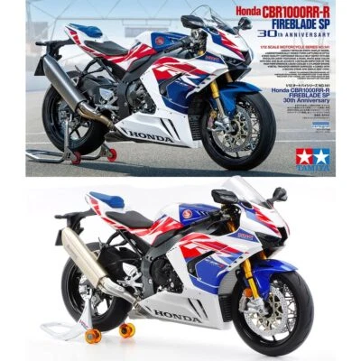 Tamiya 14141 Honda CBR1000RR-R Fireblade Special 30th Anniversary 1:12 Model Kit - Image 1 of 4