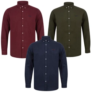 Tokyo Laundry Men's Shirt Cotton Twill Long Sleeve Smart Office Work Casual Top