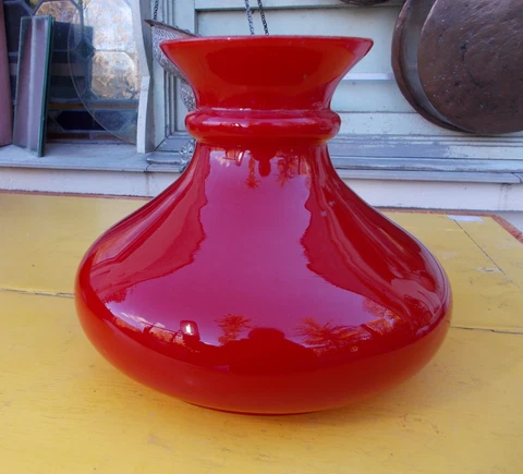 Lampshade Opaline Red for Chandelier Lamp Ref 2 Cover