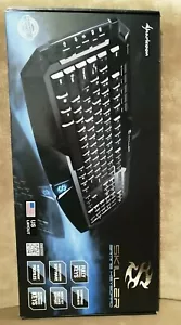 Gaming Keyboard 3 Block 104 Key W/ 8 Programmable Swappable Keys Multi Rollover - Picture 1 of 3