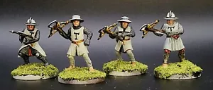 Painted Teutonic Сrossbowmen for SAGA and other Wargames collection miniature - Picture 1 of 11