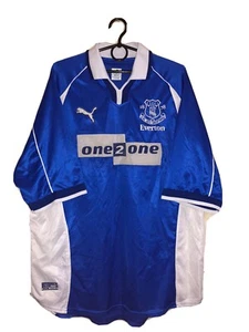 Rare Everton 2000-2002 Home Football Jersey Size XL Puma - Picture 1 of 10