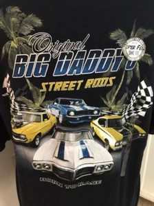 Camisa para hombre talla M azul marino de Newport azul nuevo con etiquetas Big Daddy's Street Rods - Imagen 1 de 9