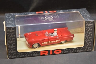 RIO 1/43 FORD THUNDERBIRD DAYTONA RACING 1956 SLO 49/P DIE CAST MADE IN ITALY - Immagine 1 di 3