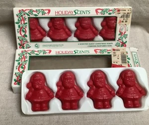 De colección Creativos Productos de Baño Santa Navidad Vacaciones Aromas Invitado Jabón Paquete de 4 x 2 - Imagen 1 de 5