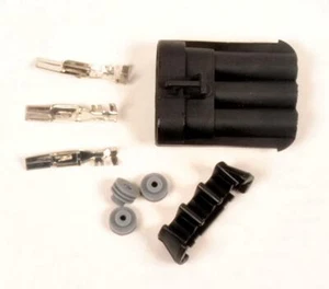 Enchufe de repuesto de pasador plano solo (Dodge) solenoide de combustible (lado de solenoide, pasadores machos) - Imagen 1 de 2