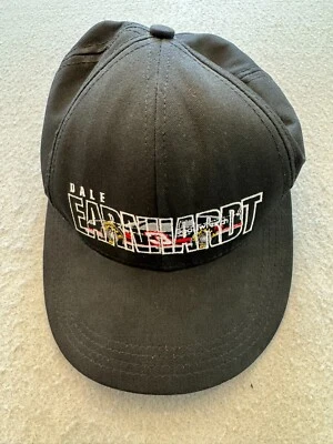 Gorra Dale Earnhardt Nascar Juvenil OSFA Negra Snapback Coche Carrera Gorra Foto 1 de 4