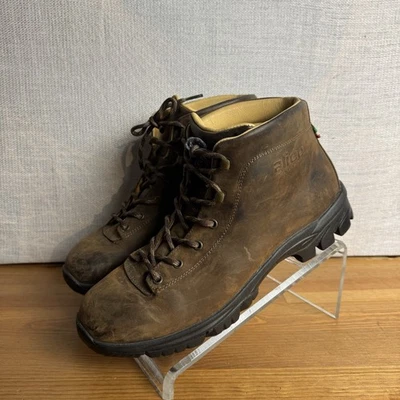 Botas de senderismo Alico de cuero nobuck engrasado talla superior 11,5 M Italia Foto 1 de 4