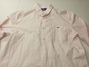 Herren Vineyard Vines Slim Fit Tucker Hemd zartrosa gestreift L/S Hemd Gr. Large - Bild 1 von 12