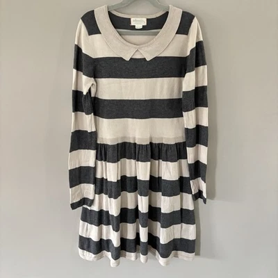 Vestido de vacaciones Johnnie B manga larga para niña, crema/gris, talla 13/14 Foto 1 de 4