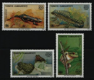 Türkei 1990 - Mi-Nr. 2889-2892 ** - MNH - Amphibien / Amphibians - Picture 1 of 1