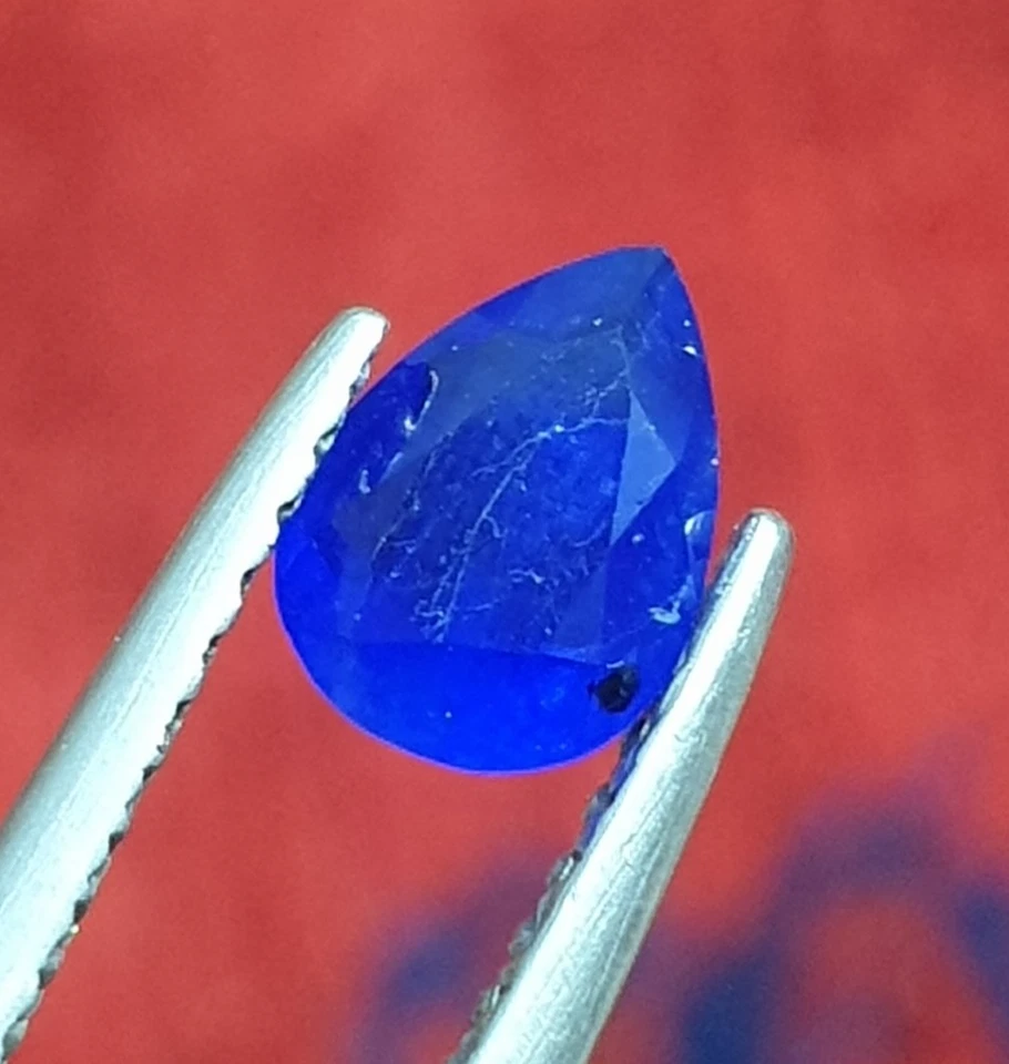 0,37 Crts Extremadamente Raro Azul Real Hauyne Cristal Calidad Gema de Badakshan Foto 1 de 4