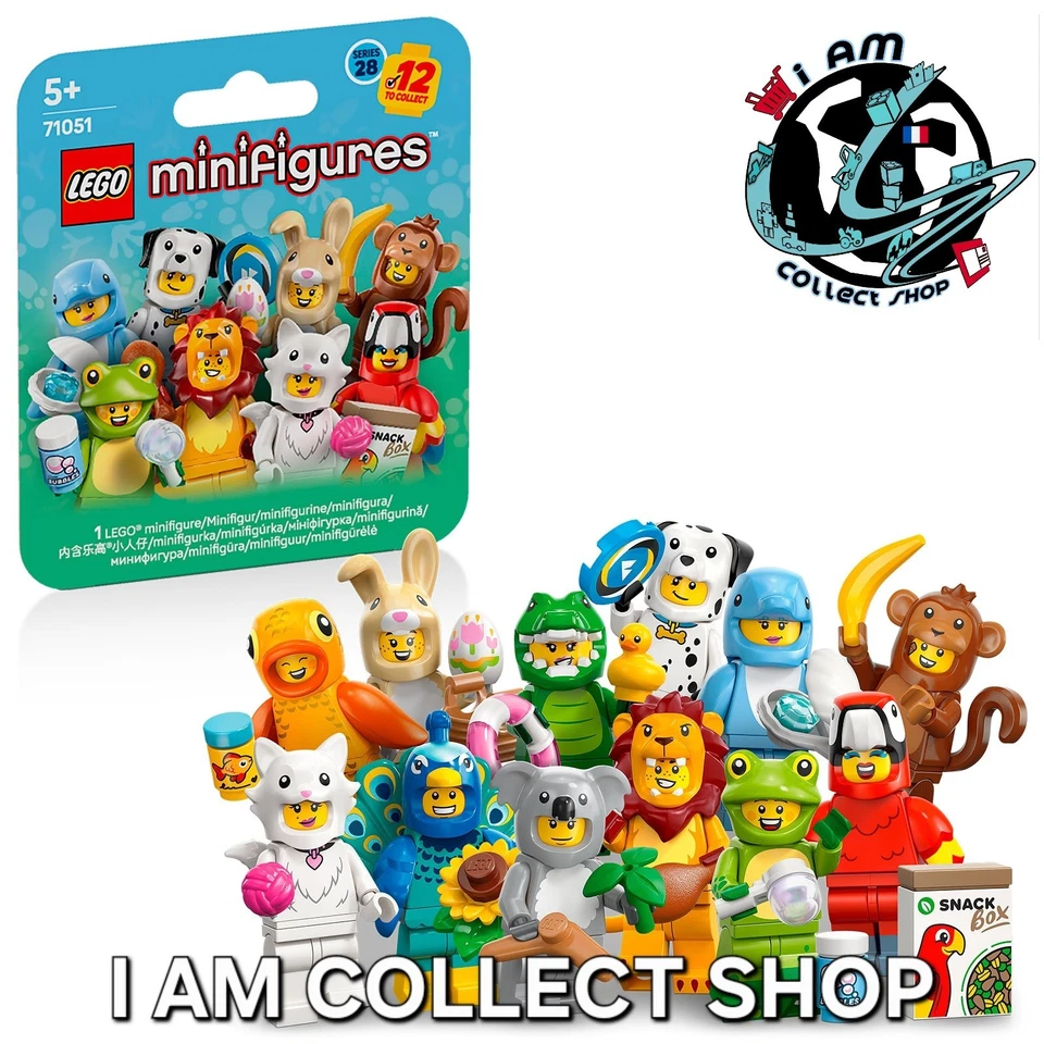 LEGO SERIE 28 MINIFIGURES Animaux Costume 71051 - PRECOMMANDE - NEUF / Aux Choix - Photo 1/2