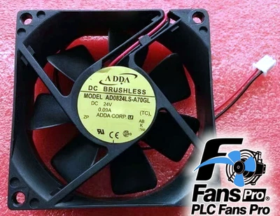 1PCS Brand New ADDA AD0824LS-A70GL fan 80*80*25mm 24V 0.09A 2pin Fast Shipping - Image 1 of 3