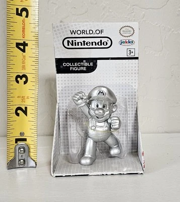 NUEVO MUNDO DE NINTENDO METAL MARIO 2.5" FIGURA DE ACCIÓN JAKKS PACIFIC 2016 Foto 1 de 4