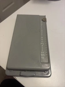 Bates List Finder Secretary Model G Phone Number Address Book Flip Up Metal NEW - Picture 1 of 13