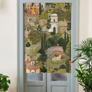 Chinese Style Door Curtain Doorway Tapestry Noren Kitchen Room Divider - Picture 1 of 17