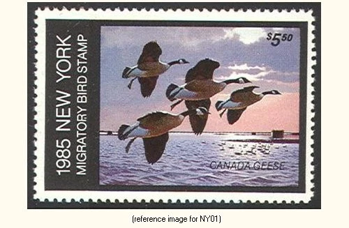 HALFPRICEDUCK New York Duck Stamp 1985 $5.50 - Image 1 of 1