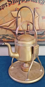 Rare Antique Geruba Bing Nurnberg Copper Spirit Kettle - Picture 1 of 11