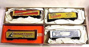 4 HO Finely Built TrainMiniature Ice Hatch Billboard Reefers Boxed No Reserve #1 - Picture 1 of 7