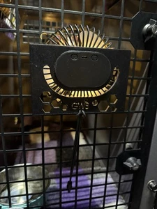 Dog Cage Fan For Vehicle - Cage Mount Dog Fan For Vehicle - 5 Speed Fan With LED - Picture 1 of 16