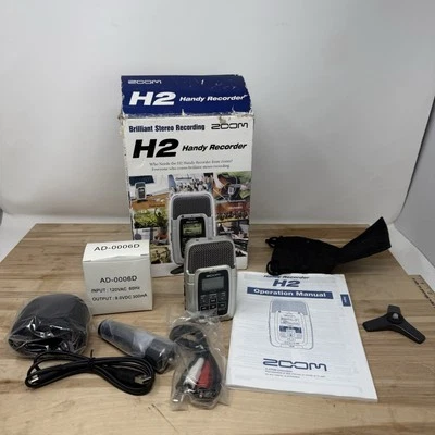 Zoom H2 handliches Stereo tragbares Recorder Mikrofon / gebraucht *lesen - Bild 1 von 4