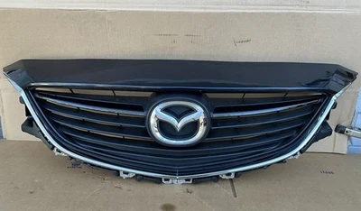 Mazda 6 2014-2017 parrilla superior con moldura cromada azul - ¡daños! ¡LEER! Foto 1 de 4