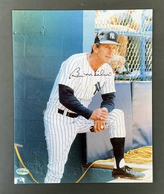 FOTOGRAFÍA FIRMADA A MANO POR BILLY MARTIN CERTIFICADO DE AUTENTICIDAD DE LOS YANKEES DE NUEVA YORK Foto 1 de 2