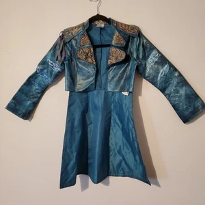 Disney Store Uma Kostüm Nachkommen Kind Größe XL 11/12 Kunstlederjacke - Bild 1 von 14