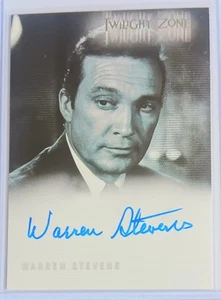 2005 RITTENHOUSE TWILIGHT ZONE WARREN STEVENS AUTO A-93 AUTOGRAPH 1919-2012 - Picture 1 of 1