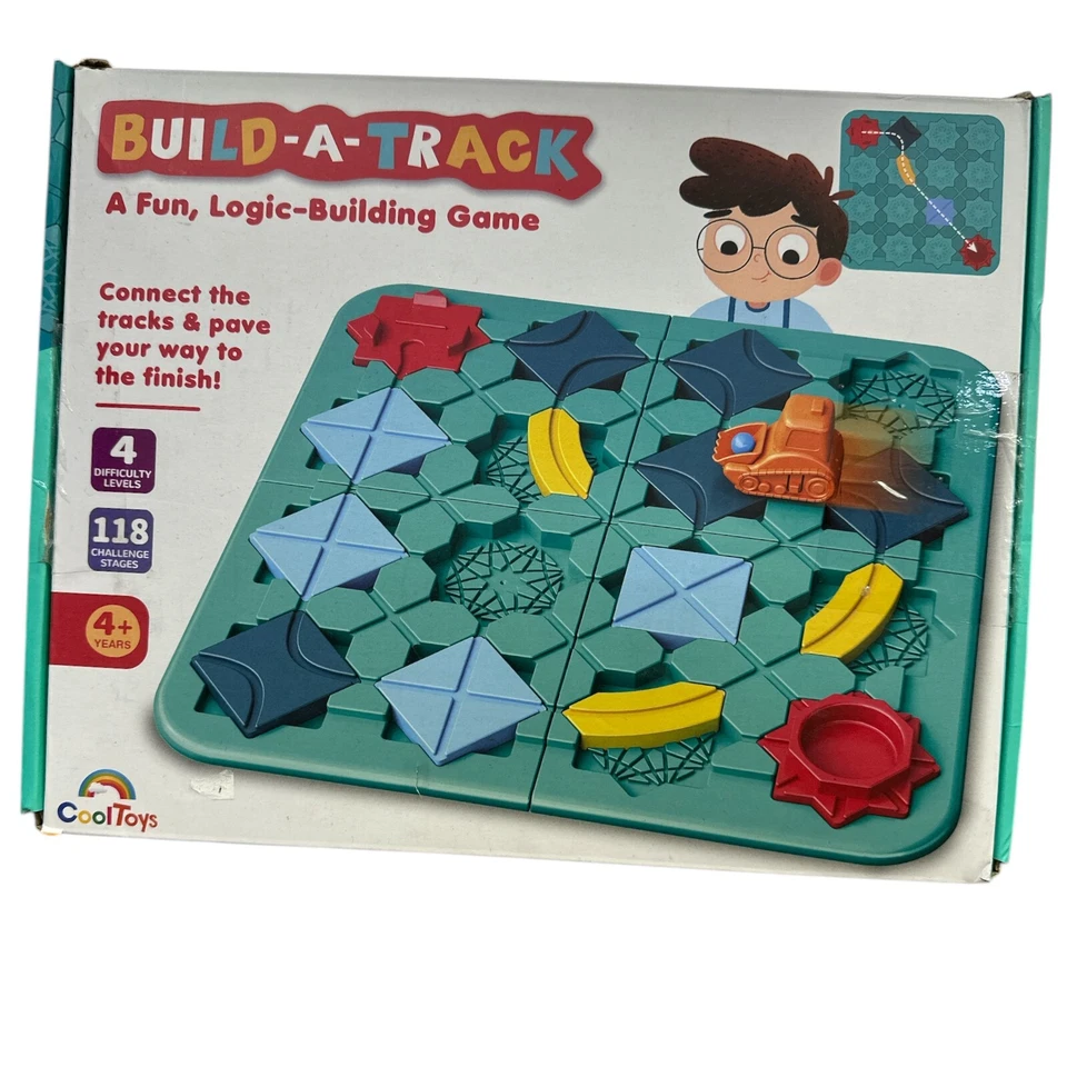 Build-A-Track – Fun Logic-Building Game with 118 Challenges - Image 1 of 1