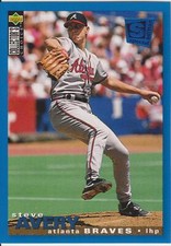 1995 Collector's Choice SE Steve Avery #66 Blue Parallel Baseball