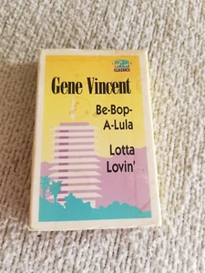 Gene Vincent Be-Bop-A-Lula & Lotta Lovin' -Cassette Single Classics 1990-Rare - Picture 1 of 3
