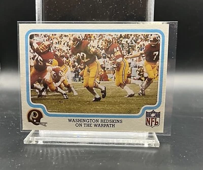 1979 Fleer Washington Redskins On The Warpath #55 John Riggins Joe Theismann HOF - Image 1 of 2