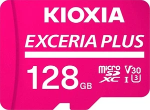KIOXIA microSDXC 128 Go EXCERIA PLUS UHS-I U3 V30 Class10 KLMPAE128G Japan Track# - Photo 1 sur 5