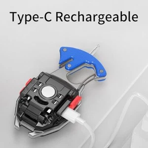 Mini Magnetic COB LED Keychain Light Flashlight USB Rechargeable Torch Work Lamp - Picture 1 of 13